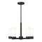 Z-Lite Danica 5 Light Chandelier, 19.5in. W x 12.5in. H, Matte Black 3044-5MB - alternate 1